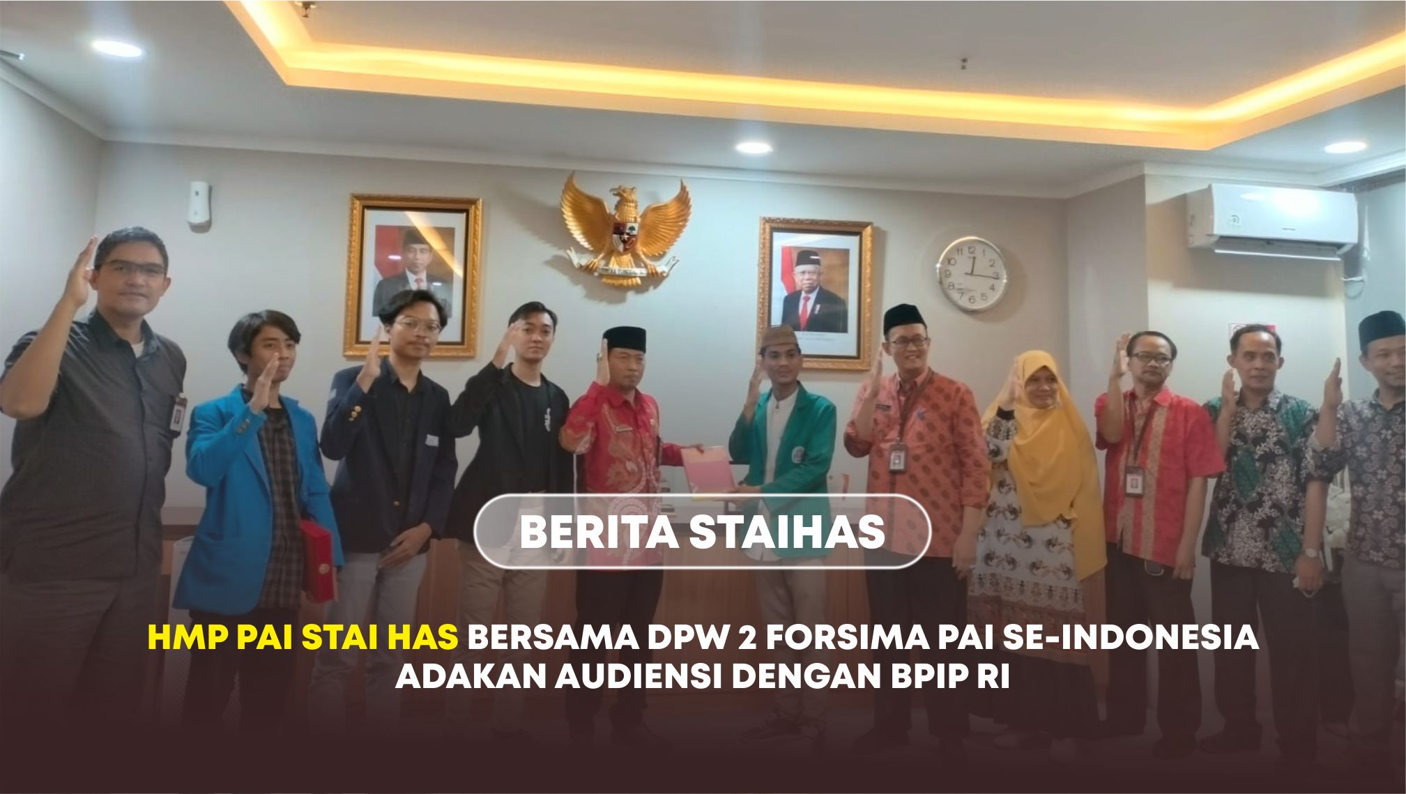 HMP PAI STAI HAS Bersama DPW 2 FORSIMA PAI Se-Indonesia Adakan Audiensi dengan BPIP RI