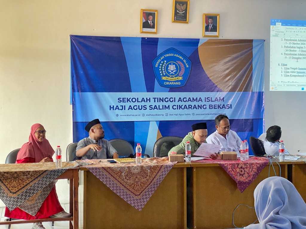 RAPAT KERJA TAHUN AJARAN 2026/2027 DAN PERSIAPAN PMB (PENERIMAAN MAHASISWA BARU) STAI HAS CIKARANG